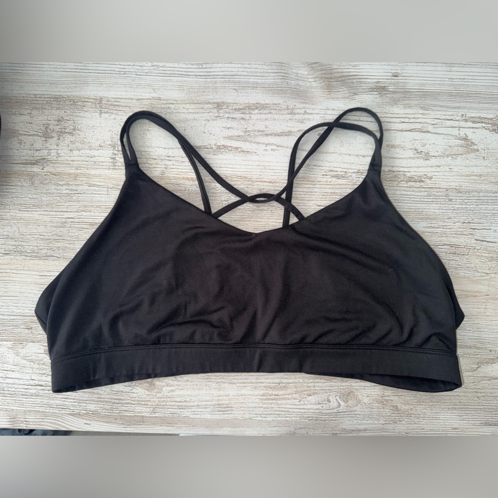 Old Navy Black Cross-Back Bralette